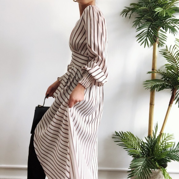 Last one✨Dean Striped Duster Blouse - Picture 4 of 8